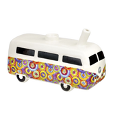 RETRO VINTAGE BUS FLOWER BURST DESIGN PIPE
